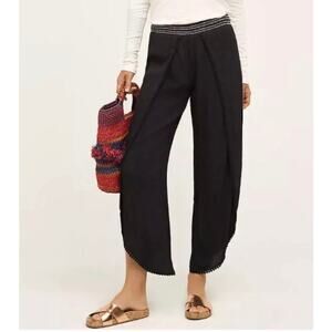 Anthropologie HEI HEI Numana Tulip Harem Pant Black Small